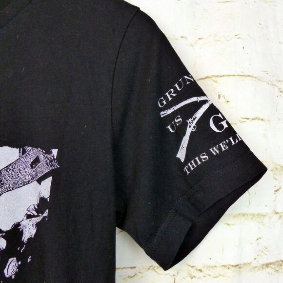 Grunt Style T-Shirt Mens M Black USA Straight Outta Colonies Graphic Patriotic - Picture 4 of 9